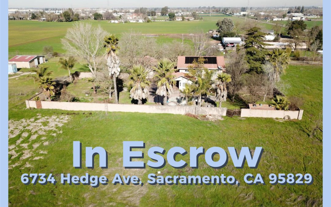 In Escrow – 6734 Hedge Ave, Sacramento, CA 95829