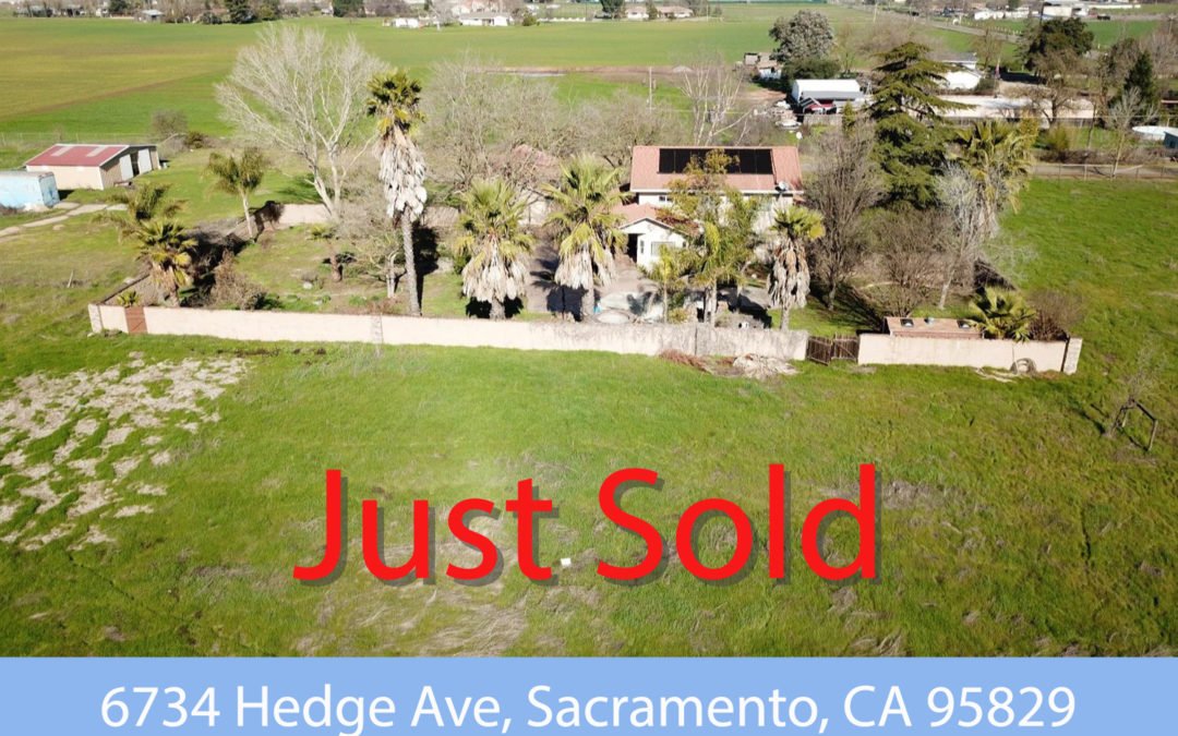 Just Sold – 6734 Hedge Ave, Sacramento, CA 95829