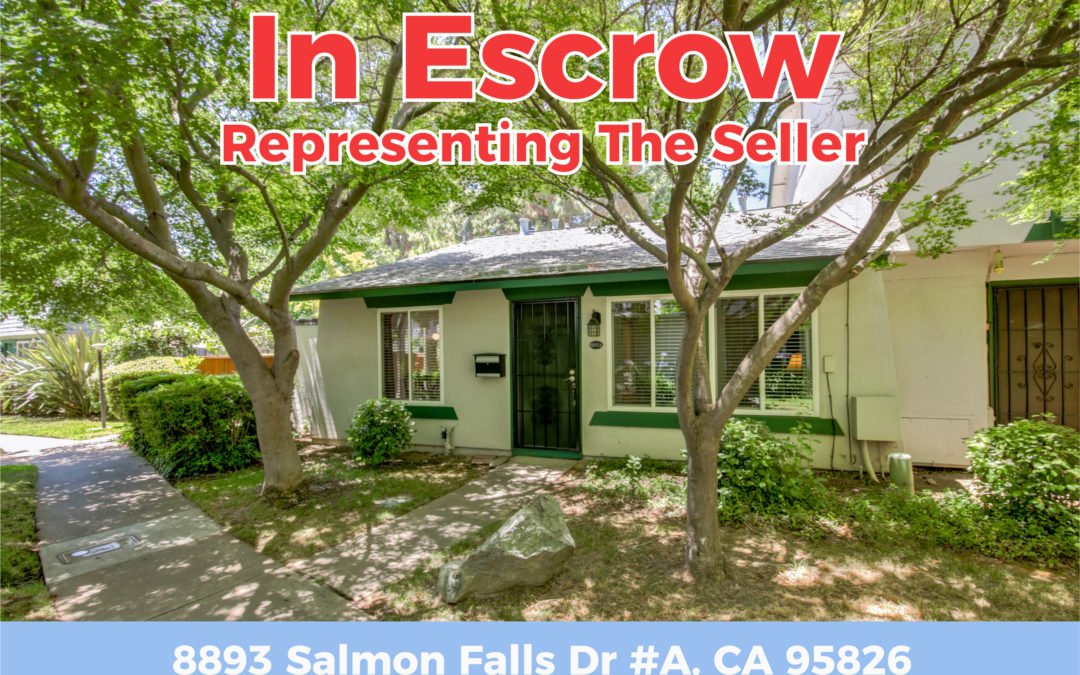 In Escrow – 8893 Salmon Falls Dr #A, CA 95826