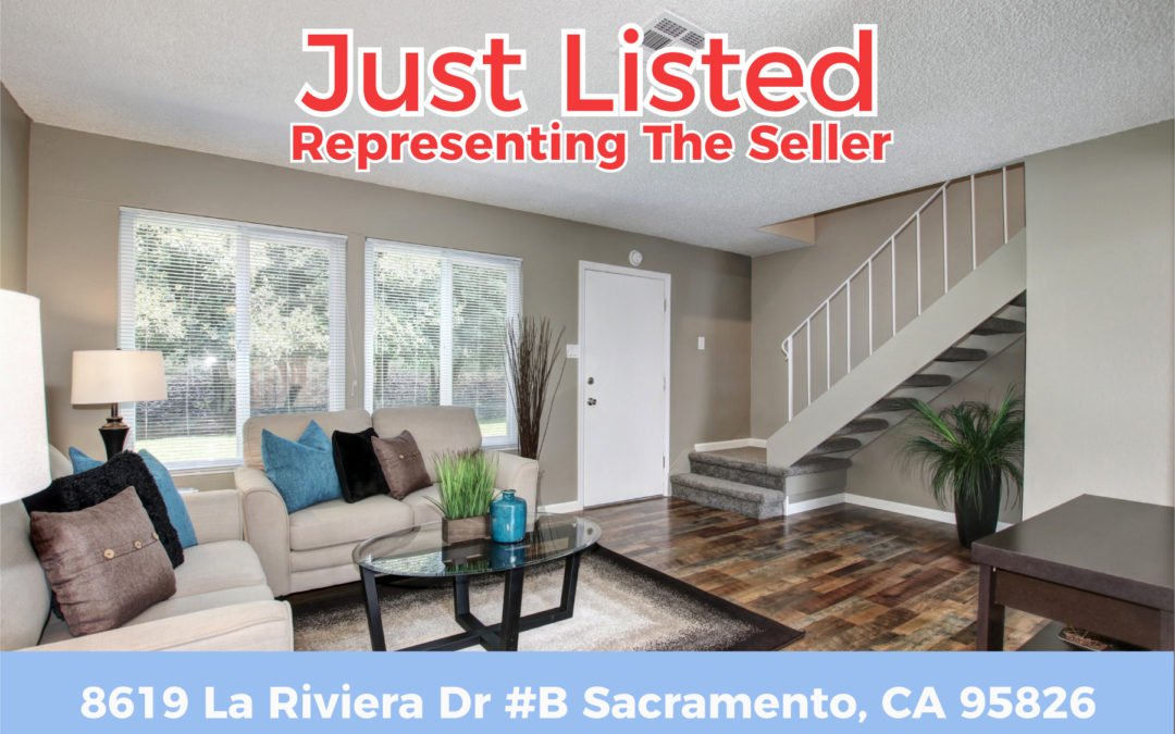 Just Listed – 8619 La Riviera Dr #B, Sacramento CA 95826