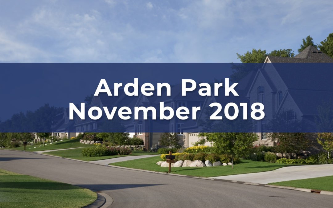 Arden Park Neighborhood November 2018 Update