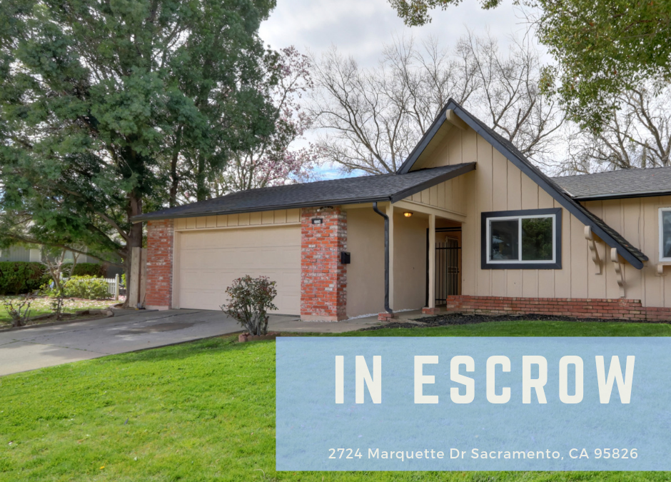 IN ESCROW – 2724 MARQUETTE DR, SACRAMENTO, CA 95826