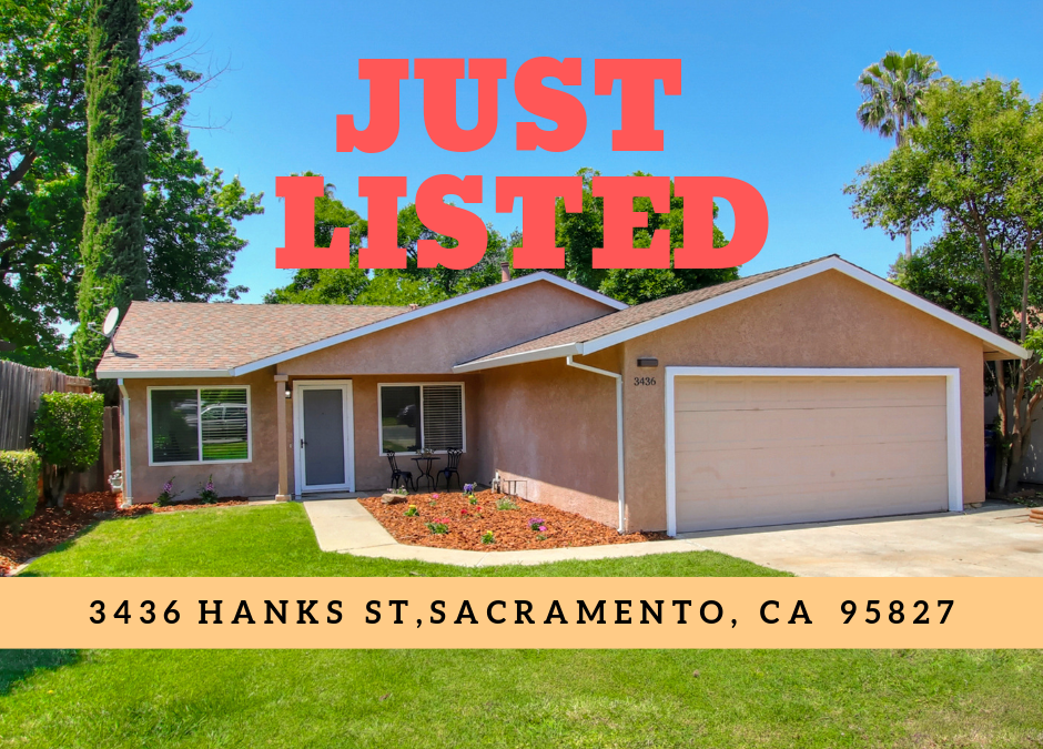 Just Listed – 3436 Hanks St, Sacramento, CA 95827