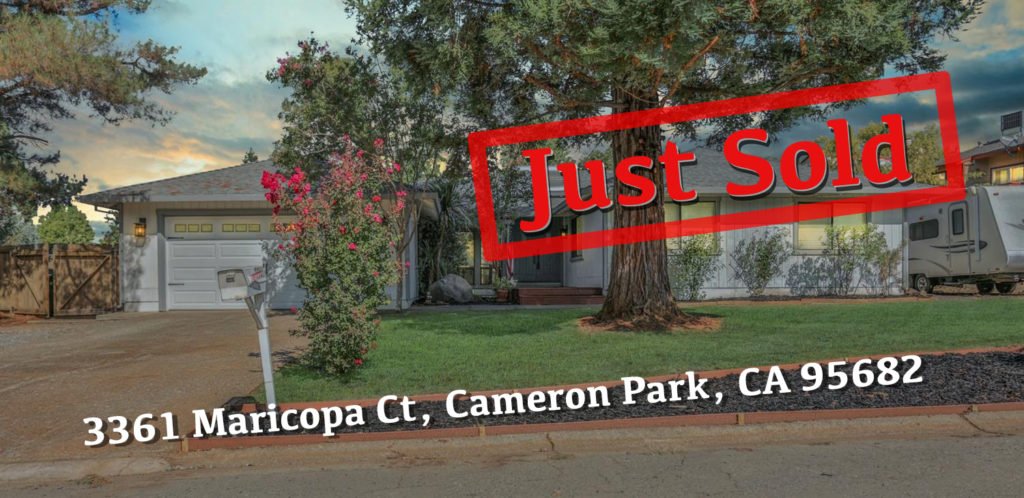 Just sold in Cameron Park, CA 95682