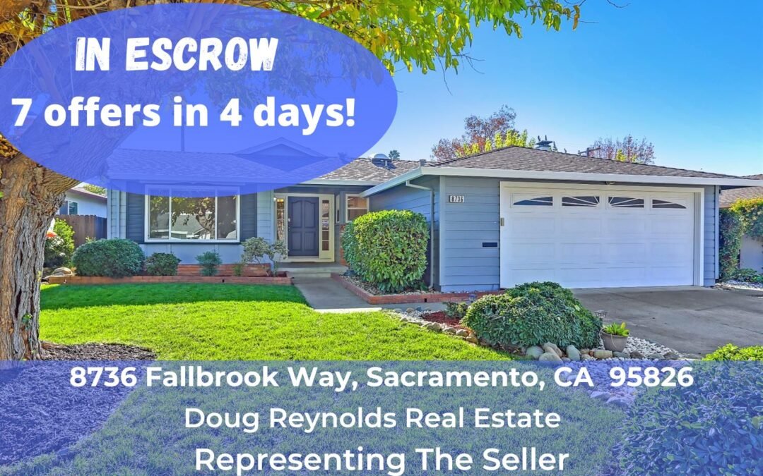 In Escrow – 8736 Fallbrook Way, Sacramento, CA 95826