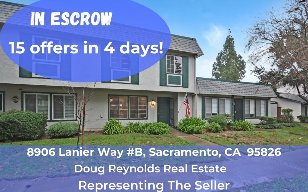In Escrow – 8906 Lanier Way #B, Sacramento, CA 95826