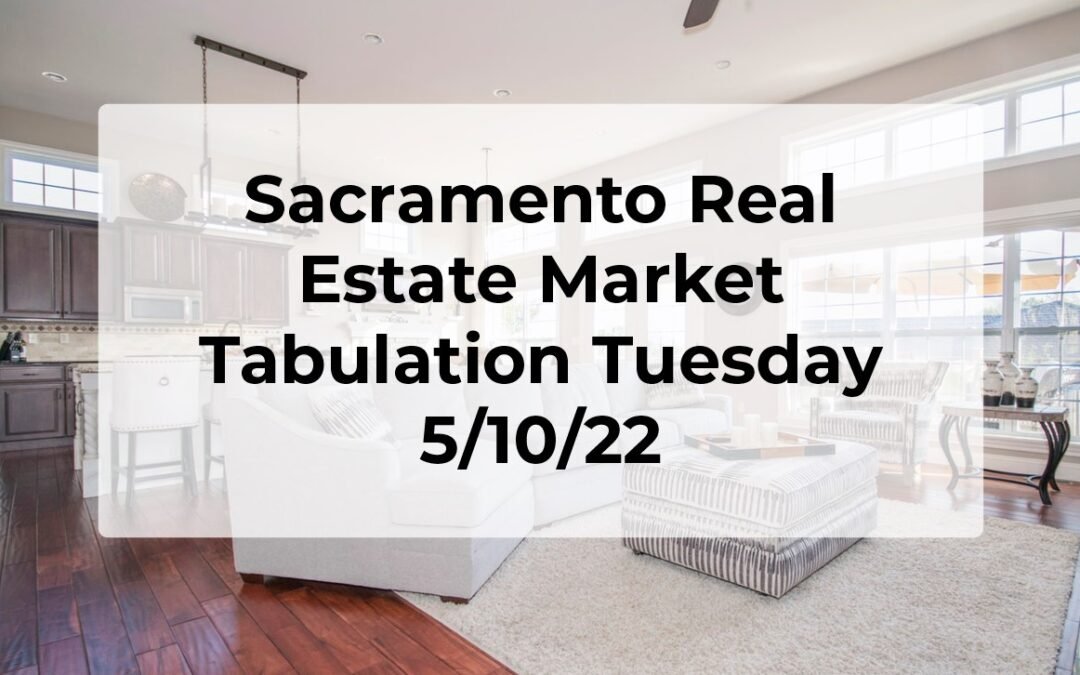 Sacramento Real Estate – Weekly Update 5/17/22