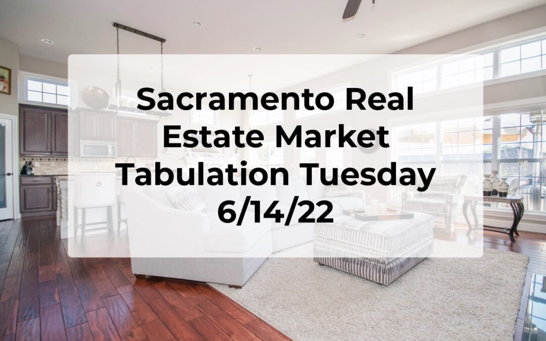 Sacramento Real Estate – Weekly Update 6/14/22