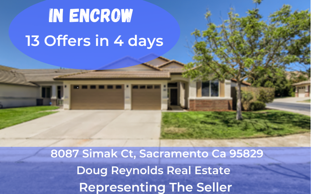 In Escrow – 8087 Simak Ct, Sacramento Ca 95829