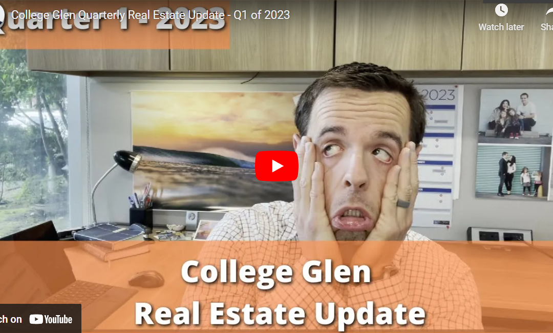 College Glen Video Quarterly 1 Update Video- 2023 – Real Estate Review