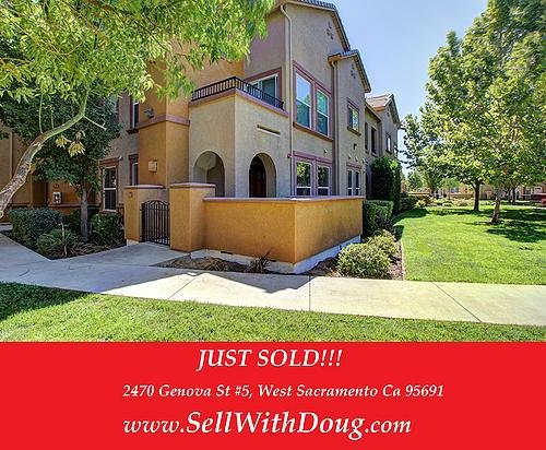 Just SOLD – 2470 Genova St #5,West Sacramento, CA – www.SellWithDoug.com – Doug Reynolds Real Estate