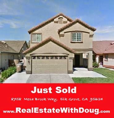 Just Sold – 8758  Mesa Brook Way,  Elk Grove, CA  95624 – www.RealEstateWithDoug.com