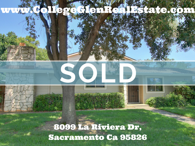 Just Sold – 8099 La Riviera Dr, Sacramento, CA 95826 – www.CollegeGlenRealEstate.com