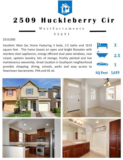 Just Listed For Sale – 2509 Huckleberry Circle, West Sacramento Ca 95691 – www.RealEstateWithDoug.com