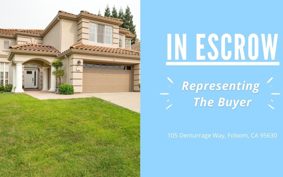 In Escrow – 105 Demurrage Way, Folsom, CA 95630