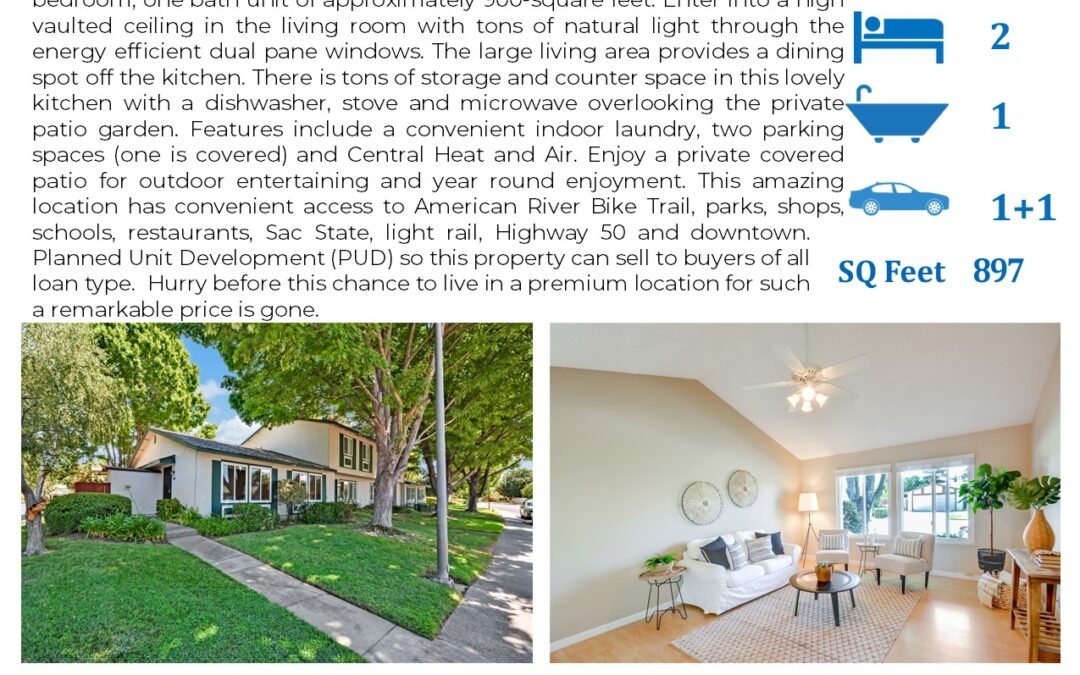 Just Listed For Sale – 7917 Cellana Dr, Elk Grove, Ca 95757