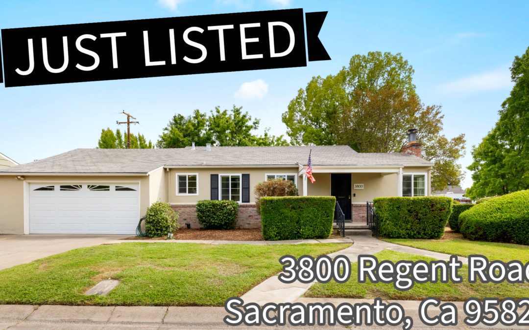 FOR SALE – 3800 Regent Road, Sacramento, Ca 95821